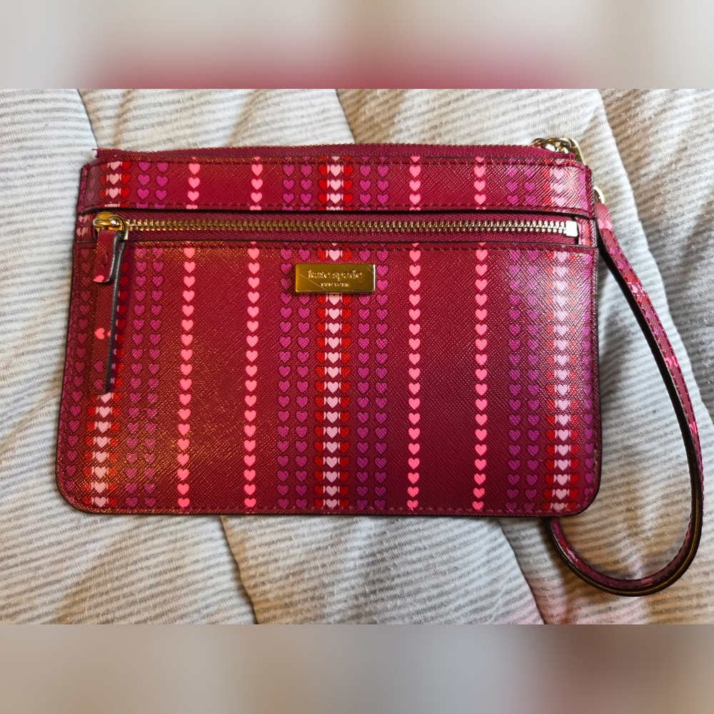 Kate Spade Red and Pink Women's Wrist Wallet